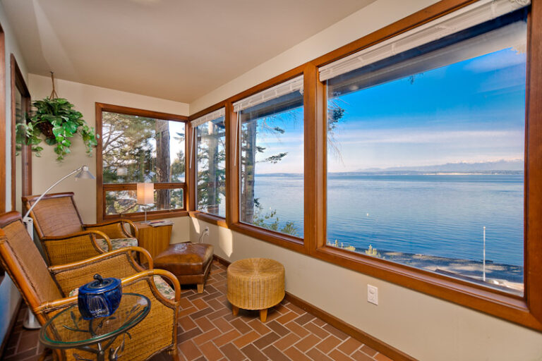 Main House view from the sunroom